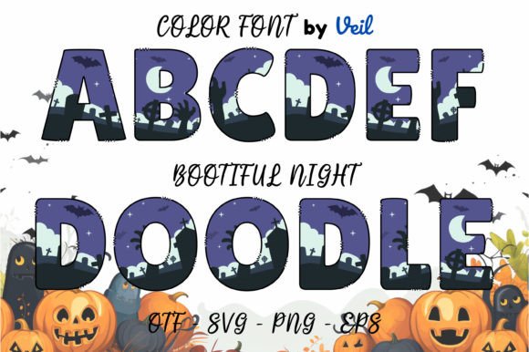 Bootiful Night: A Festive Halloween Font for Creative Design