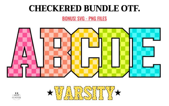 Checkered Back to School: A Font for Creative Nostalgia