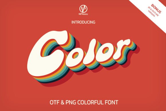 Color: A Retro Font for Modern Creative Impact