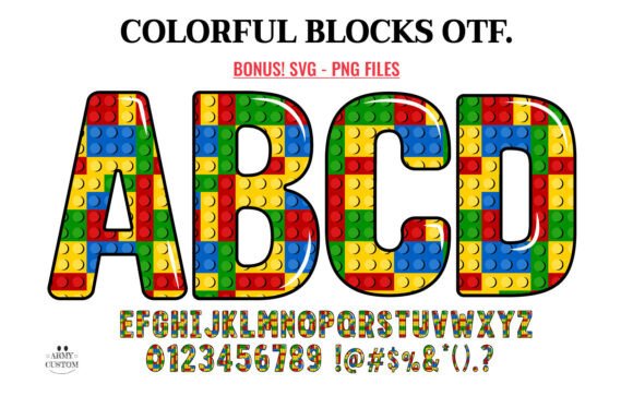 Colorful Blocks Font: A Playful Tool for Modern Design
