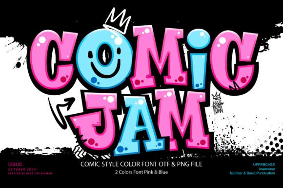 Comic Jam: A Dynamic Font for Vibrant Design