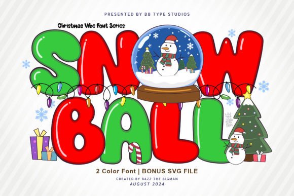 Enchanting Christmas Typography: The Snowball Font