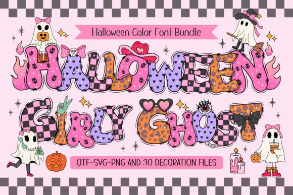 Infuse Spooky Sweetness: The Halloween Girly Ghost Font