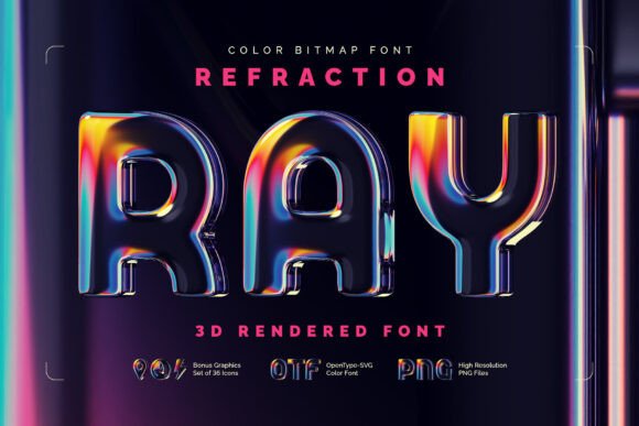 Refraction Ray: The Creative Font for Modern Design