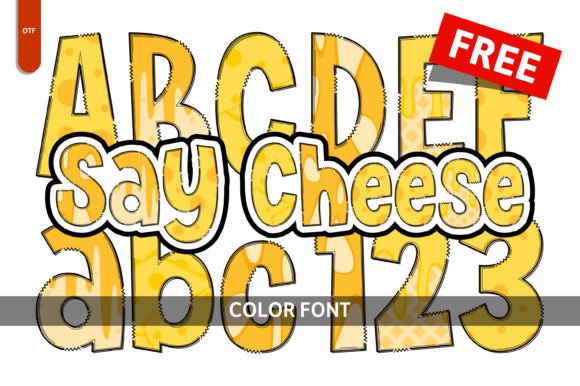 Say Cheese: Elevating Playful Design with a Vibrant Color Font
