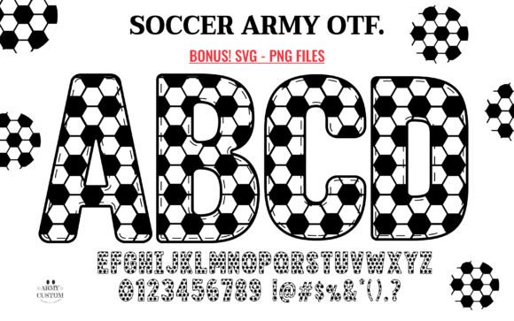 Soccer Army: Dynamic Typography for Modern Design
