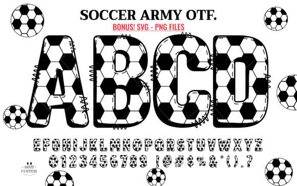 Soccer Football Army: Dynamic Typography for Bold Branding