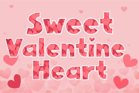 Sweet Valentine Heart: A Delightful Font for Designers