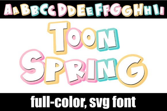 Toon Spring: The Bubbly Typeface for Joyful Design