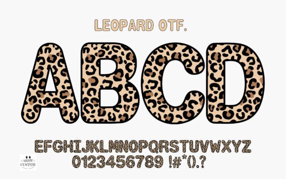 Unleashing Wild Sophistication with Am Leopard Font